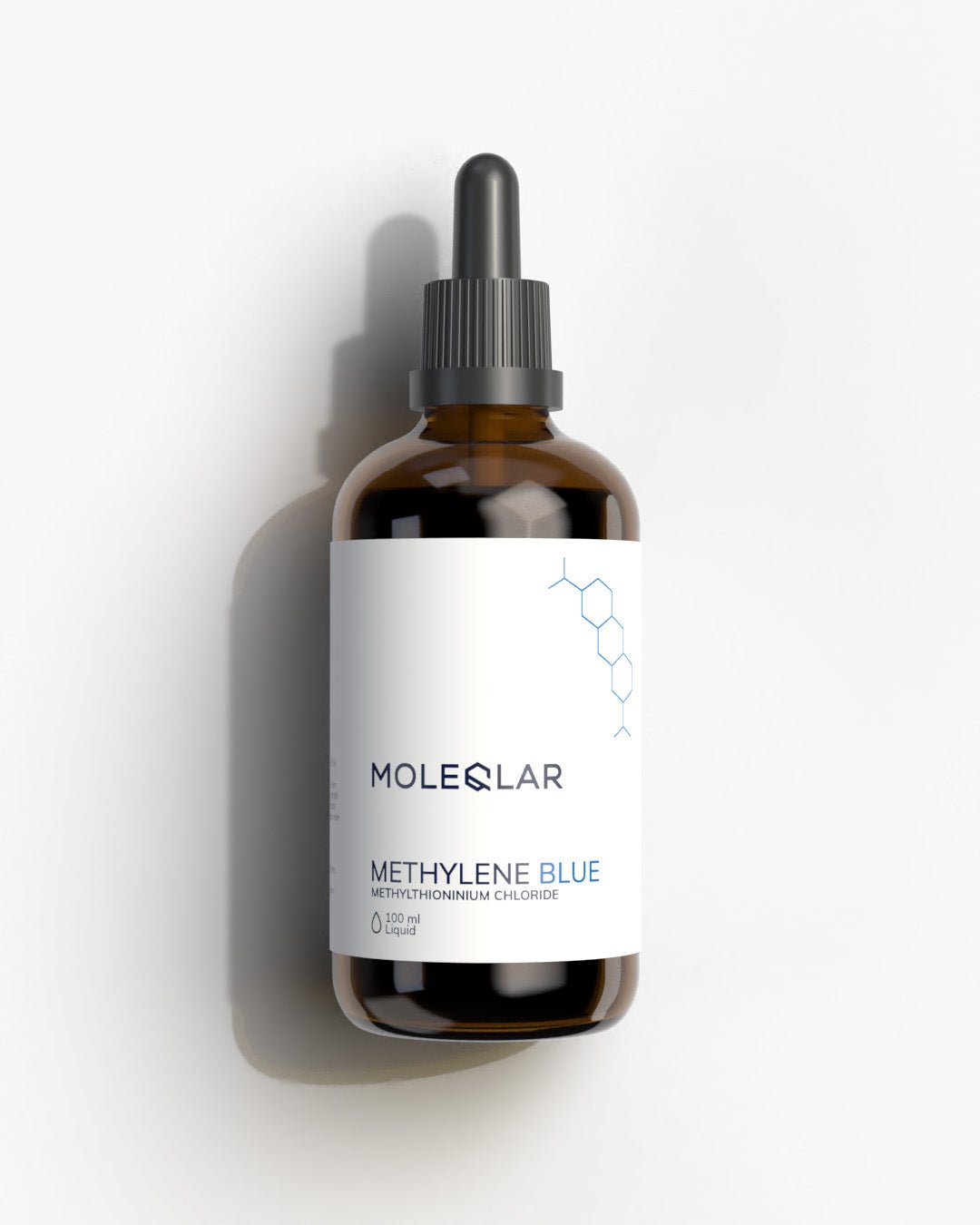 HERRLAN® Bleu De Méthylène Solution 1% 100 Ml - Pure Qualité USP/Ph. Eur. - Fabriqué En Allemagne