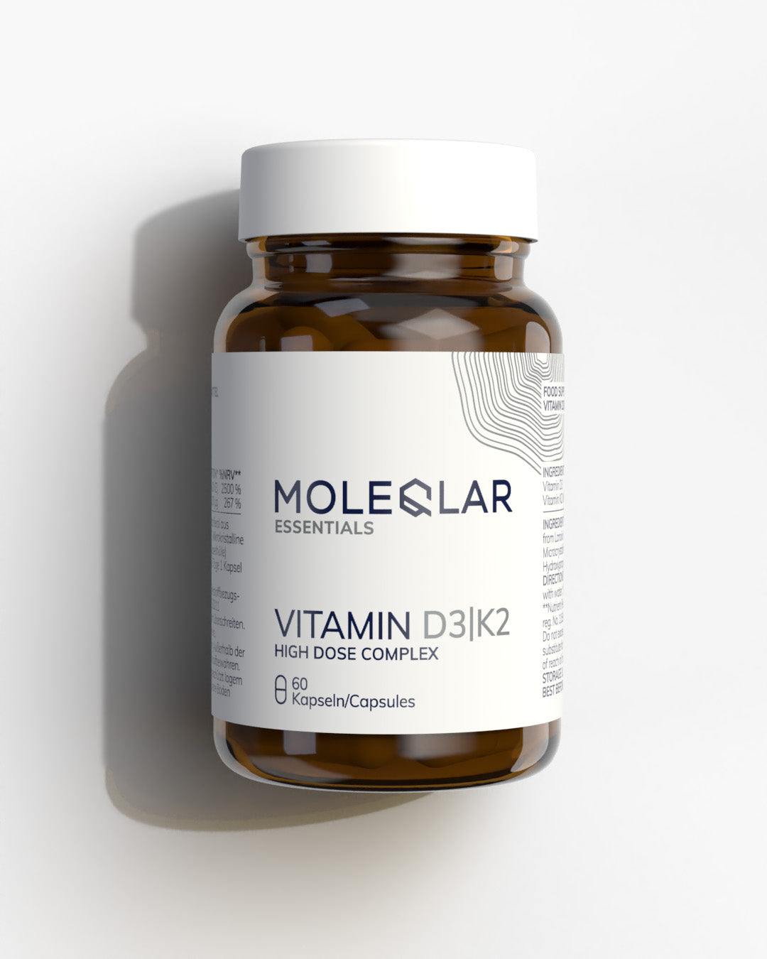 Gélules de vitamine D3 K2