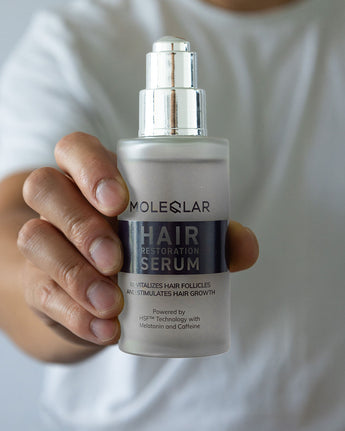 Haarserum zur Anwendung bei erblich bedingtem Haarausfall
