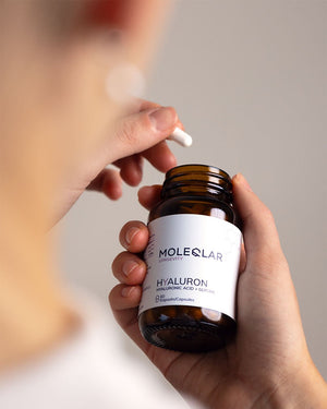 Hyaluron Kapseln mit Hyaluron und Glycin und Vitamin C