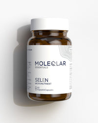 Selen Kapseln im Glas